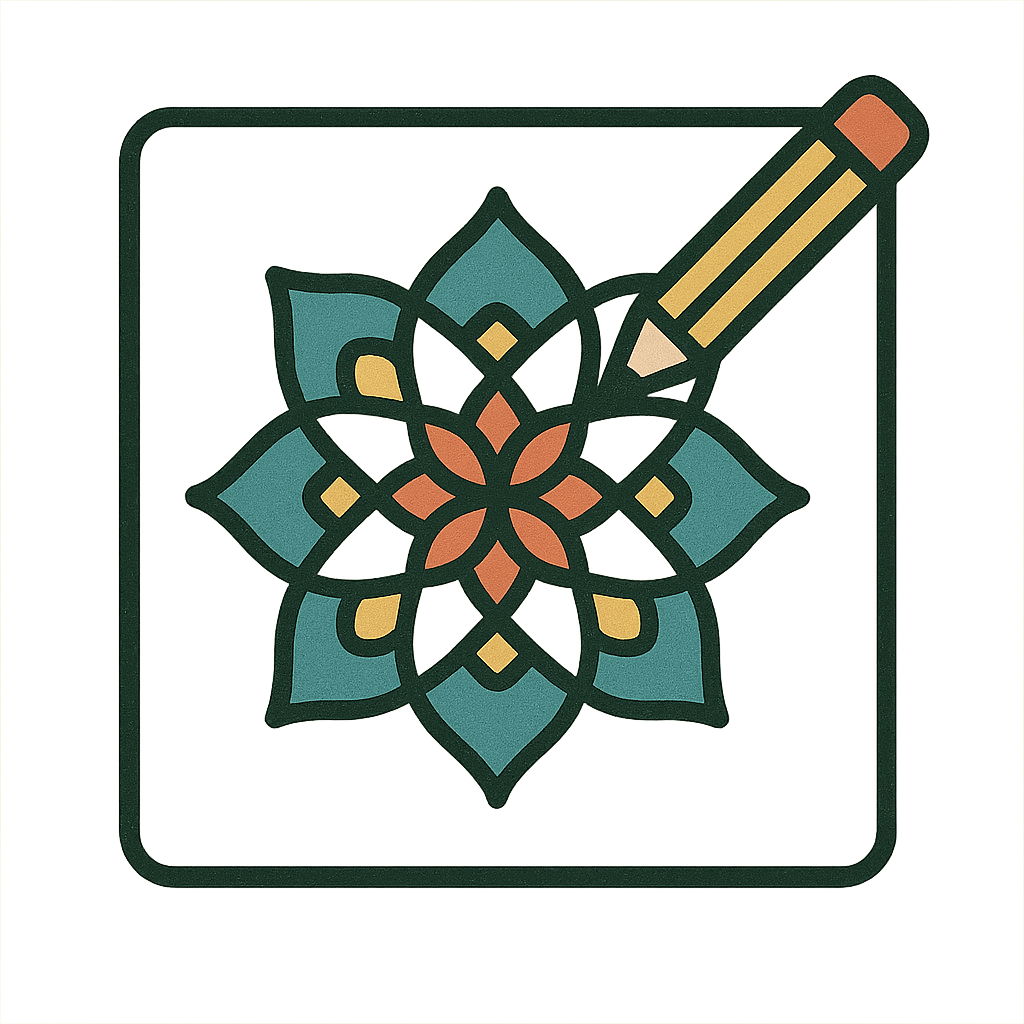 Mandala Watercolor Palette