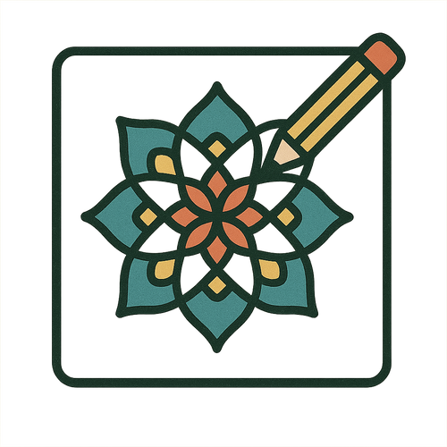 Mandala Watercolor Palette