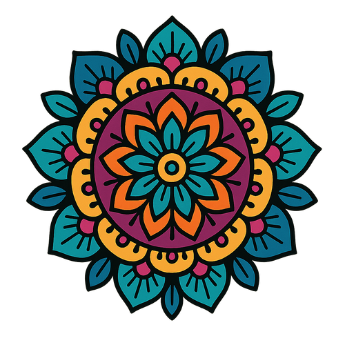 Mandala Beginner Coloring Book