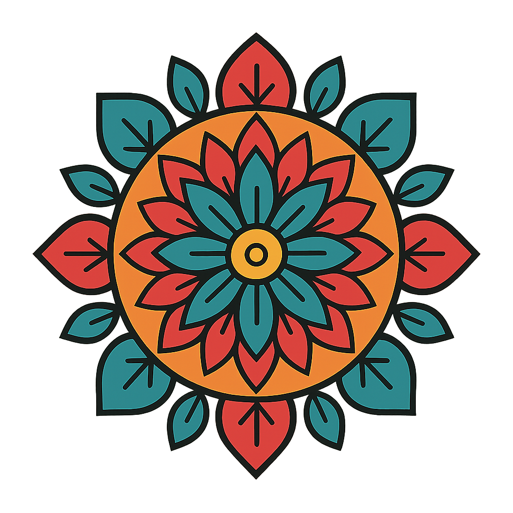 Mandala Symmetry Workbook